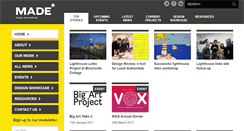 Desktop Screenshot of made.org.uk