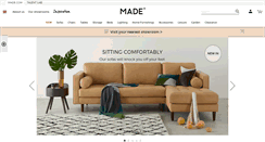 Desktop Screenshot of made.com